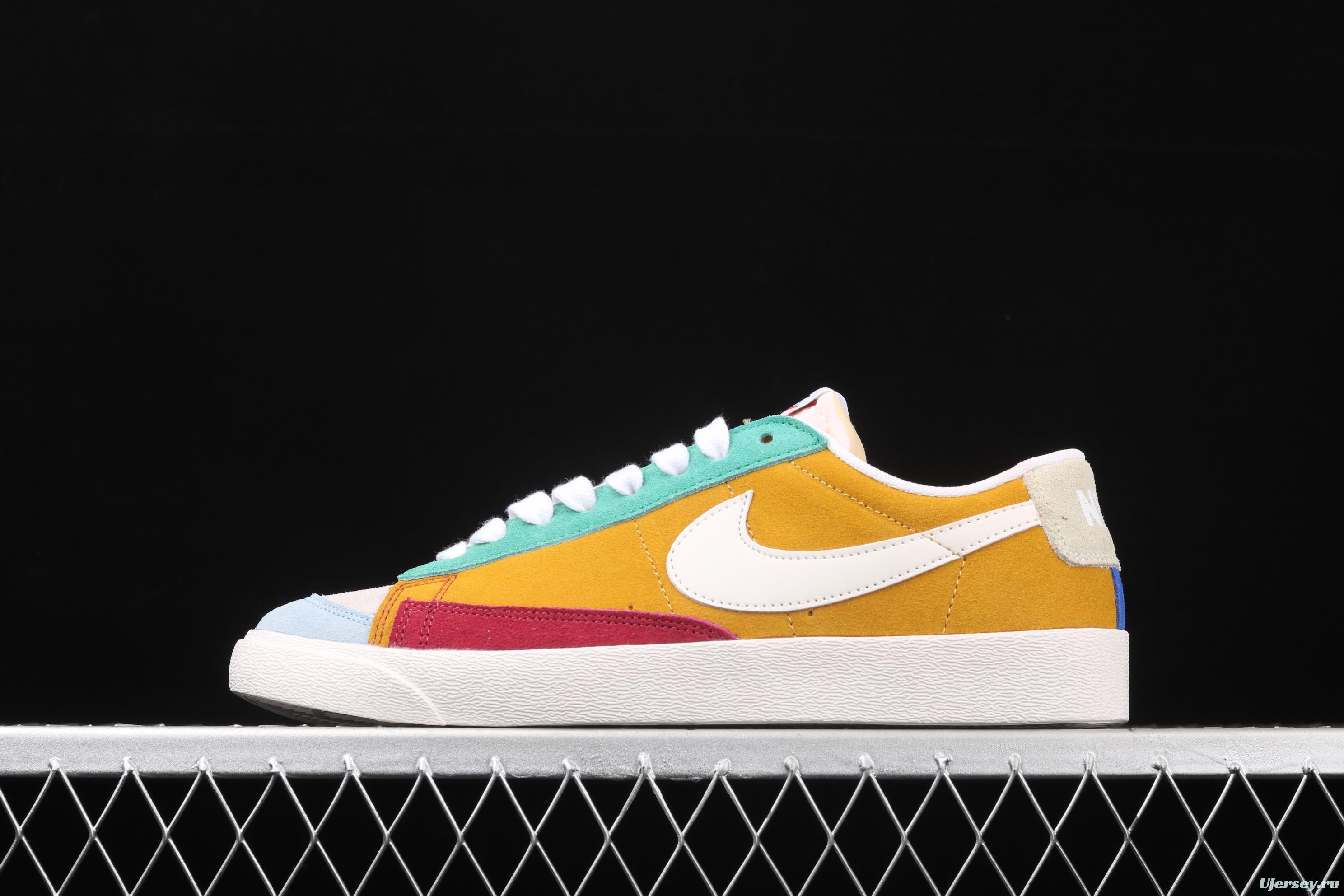 NIKE Blazer Low QS HH Trail Blazers low-top casual board shoes BQ1167-008