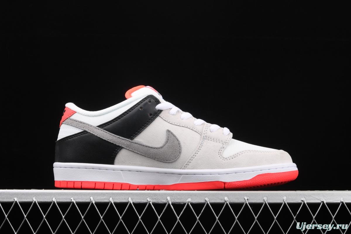 NIKE DUNK SB Low Pro ISO infrared gray orange CD2563-004