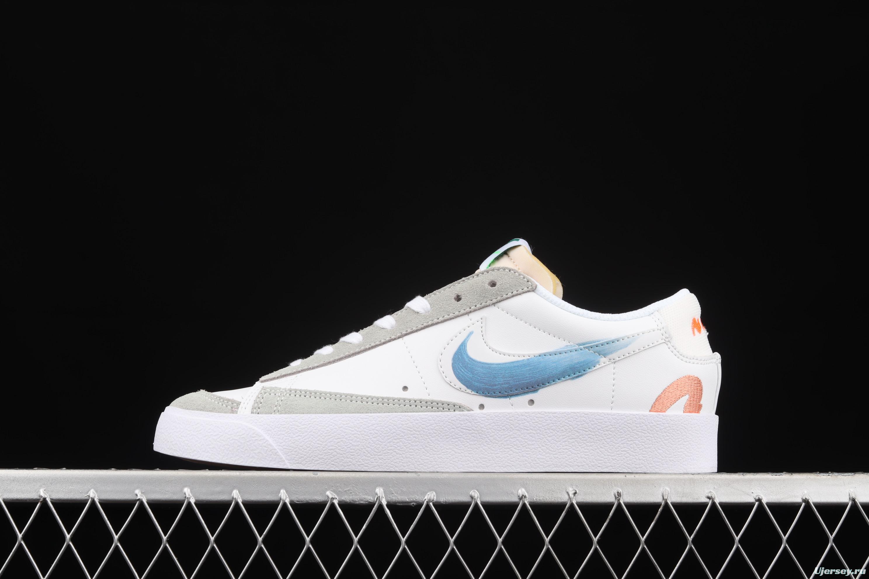 NIKE Blazer Low trailblazer color graffiti low-side leisure sports board shoes DM0882-100