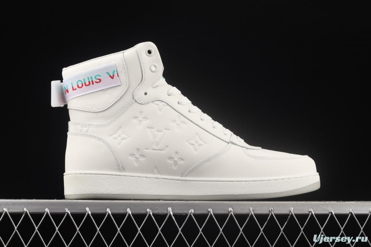 LV RIVOLI With Chips sports shoes series high upper board shoes