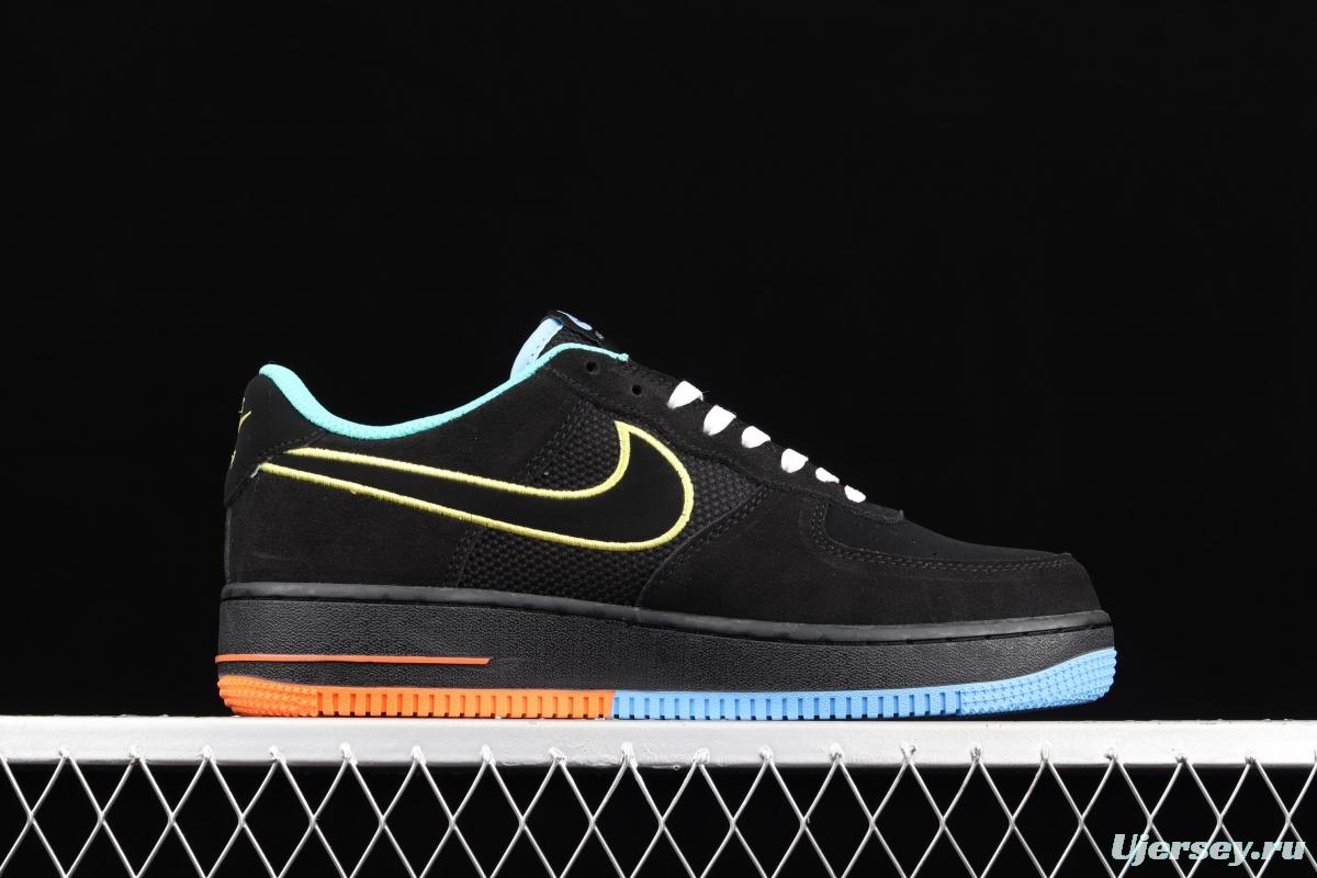 NIKE Air Force 1' 07 Prm Emb low-top sports leisure board shoes DM9051-001