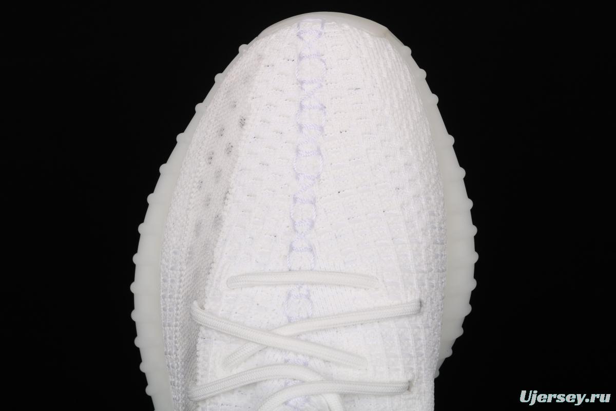 Adidas Yeezy 350 Boost V2 EG7962 Darth Coconut 350 second generation pure white hollowed-out silk color matching