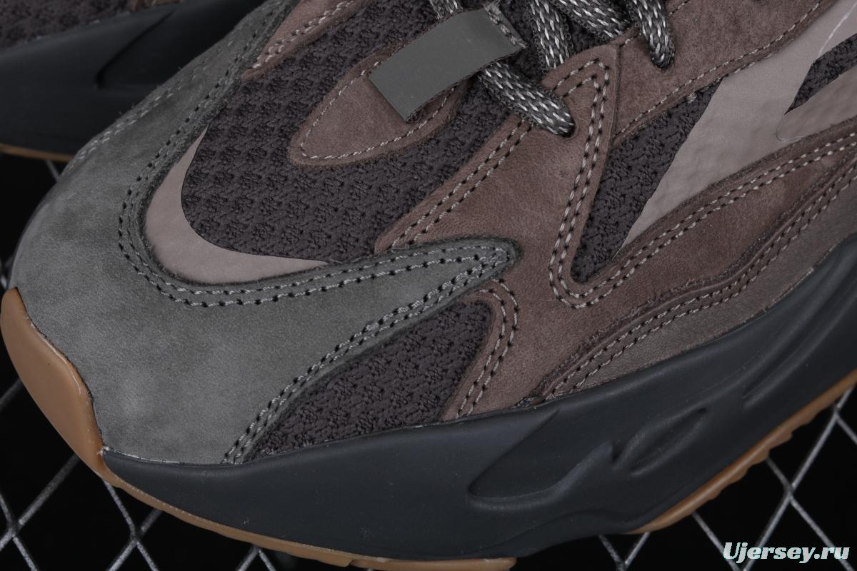 Adidas Yeezy Boost 700Inertia EG6860 Kanye coconut 700gray brown running shoes 3M reflection