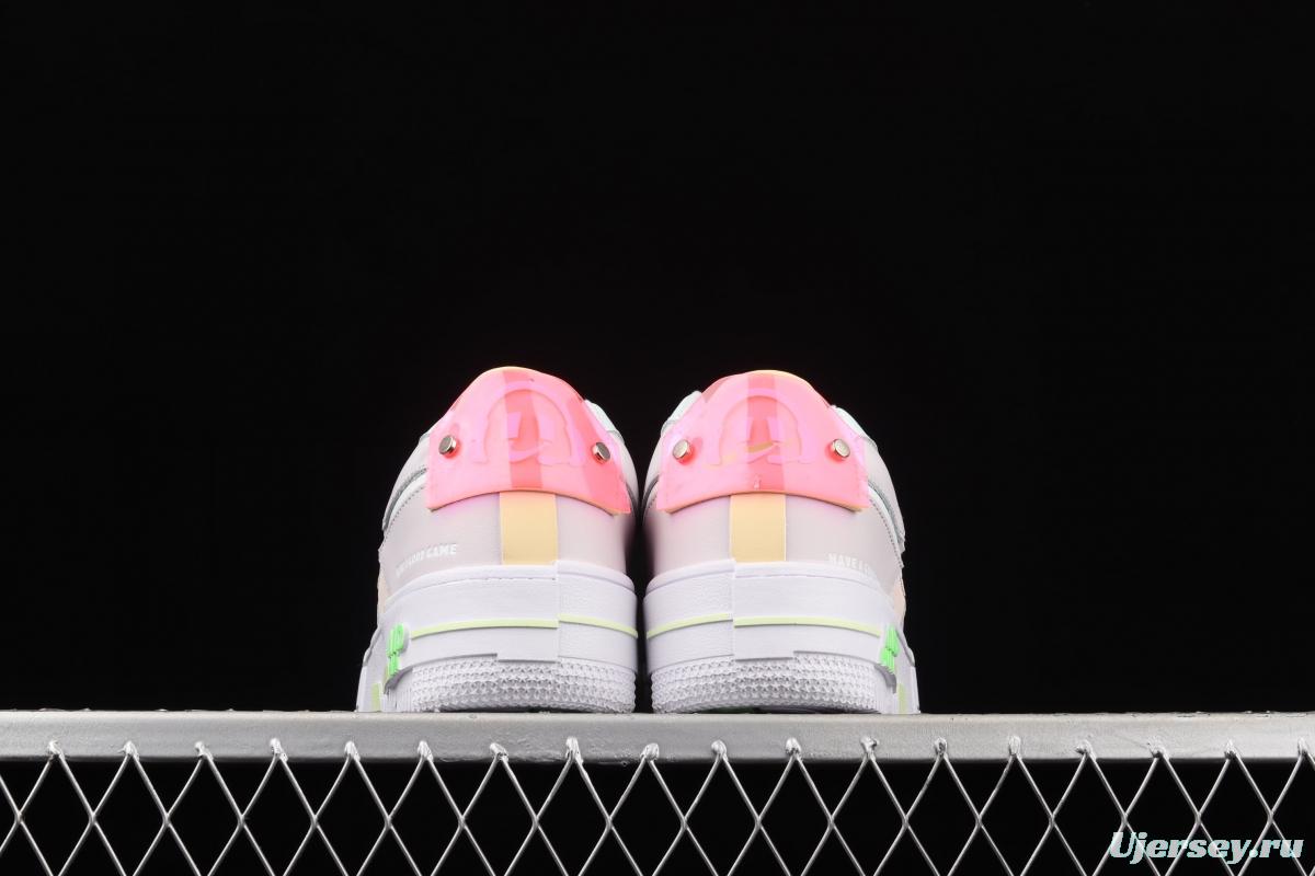 NIKE Air Force 1 Pixel deconstructs Leisure Board shoes DD2330-511L
