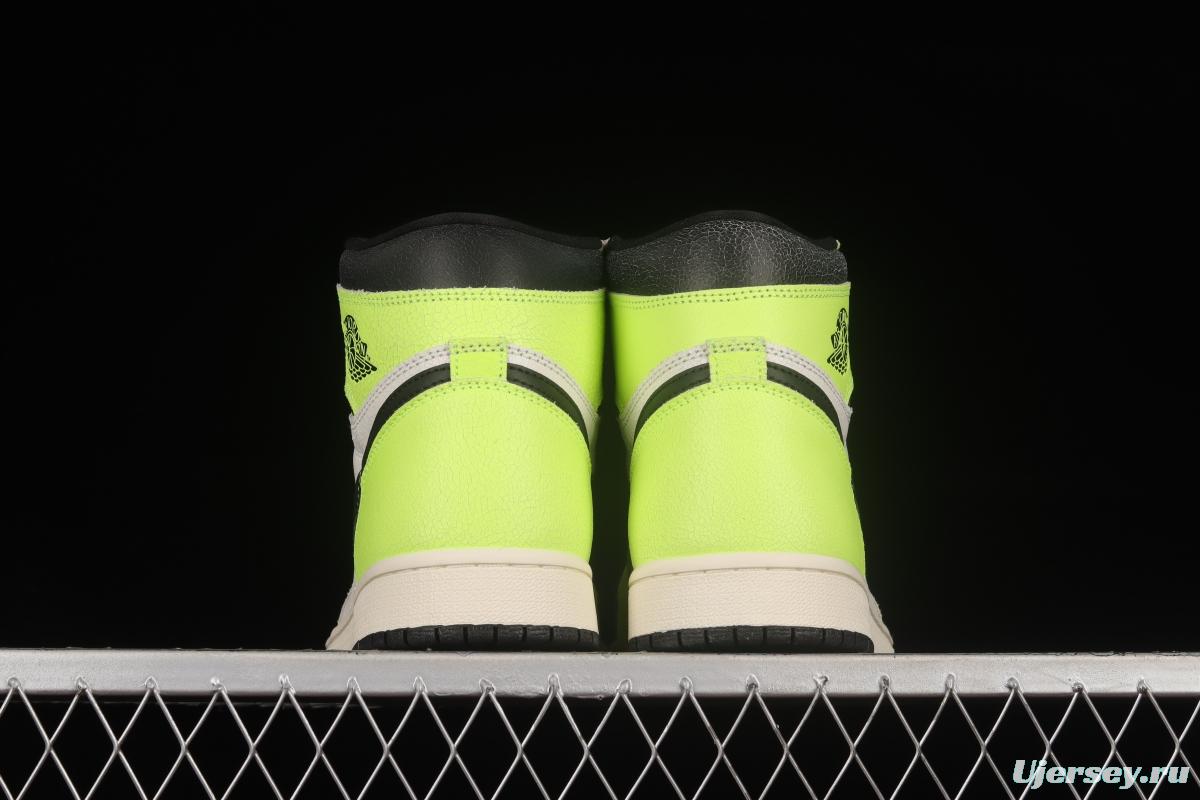 Air Jordan 1 High OG Volt Fluorescent Green 555088-702