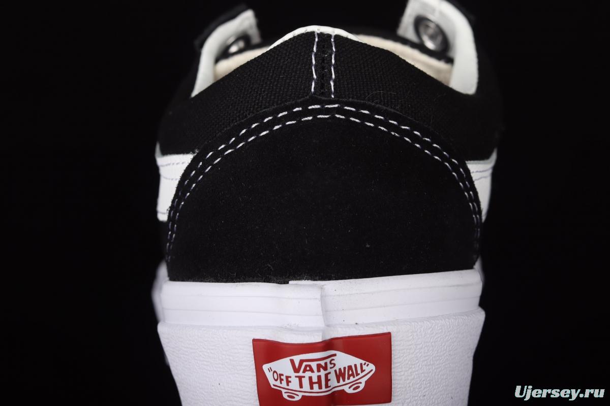 Vans Old Skool OS black and white side wide stripes LOGO low-top trendy sneakers VN0A3WLY6BT