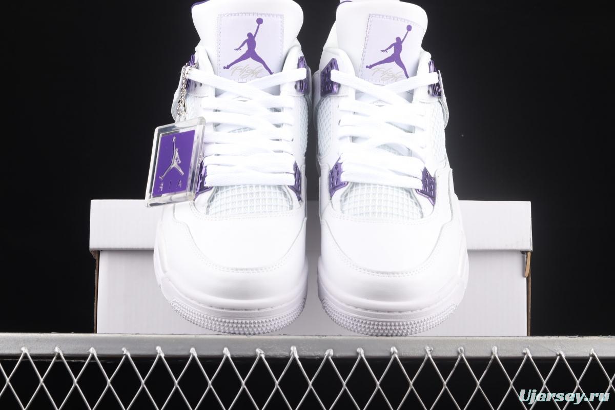 Air Jordan 4 Court Purple White and Purple head layer True Standard CT8527-115