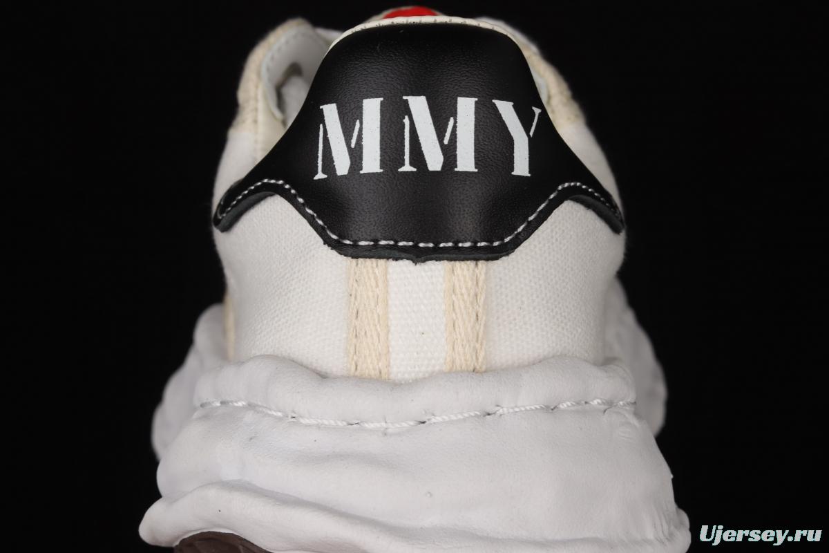 MMY/Maison MIHARA YASUHIRO Wayne Original Sole Leather Low Sneaker Japanese Conceptual Fashion designer Mihara Kangyu brand shell front page deformation retro dissolved wind ice cake bottom low gang 100