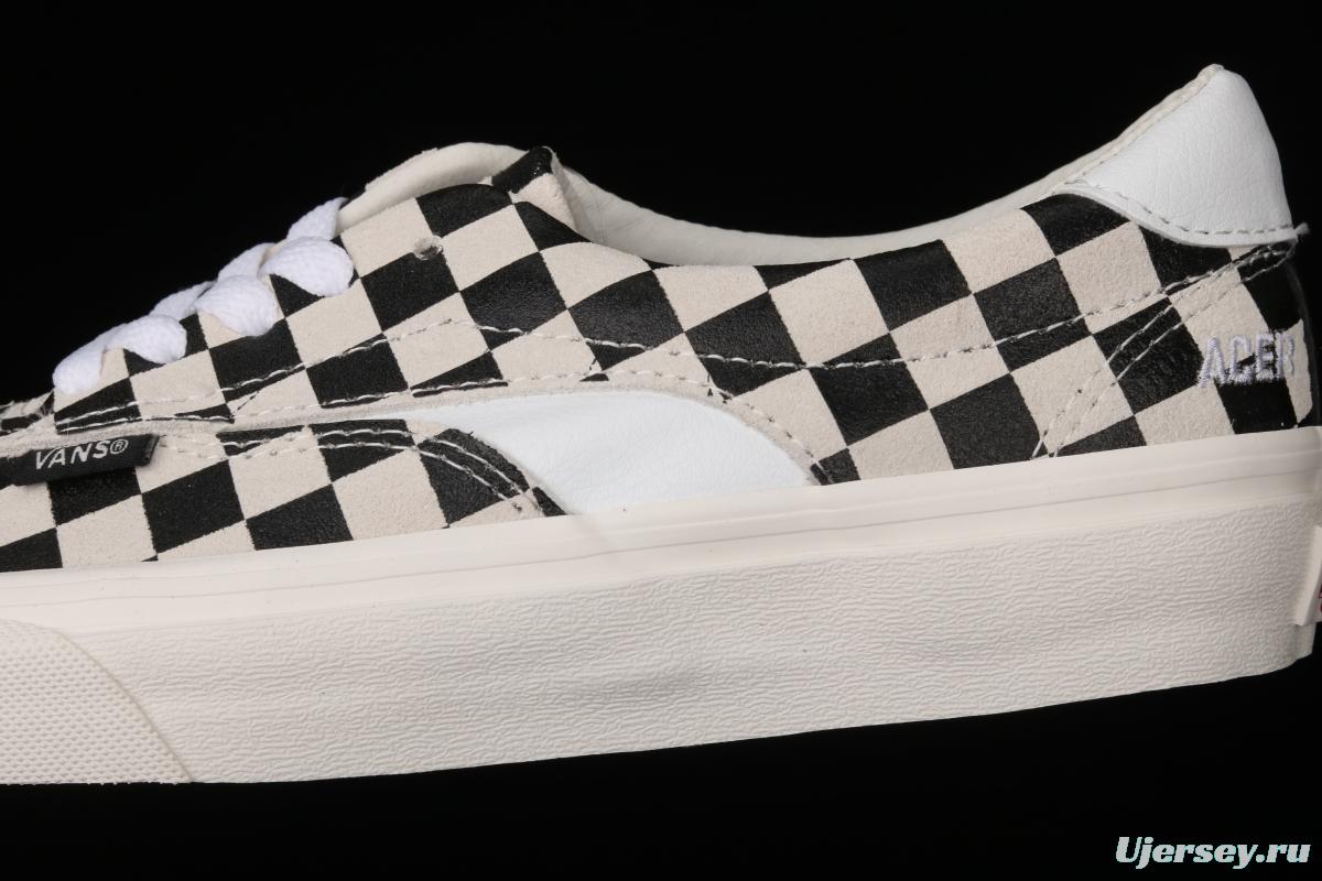 Vans Acer Ni SP Anaheim Checkerboard splicing Classic Series retro Vulcanized canvas shoes VN0A4UWY01U