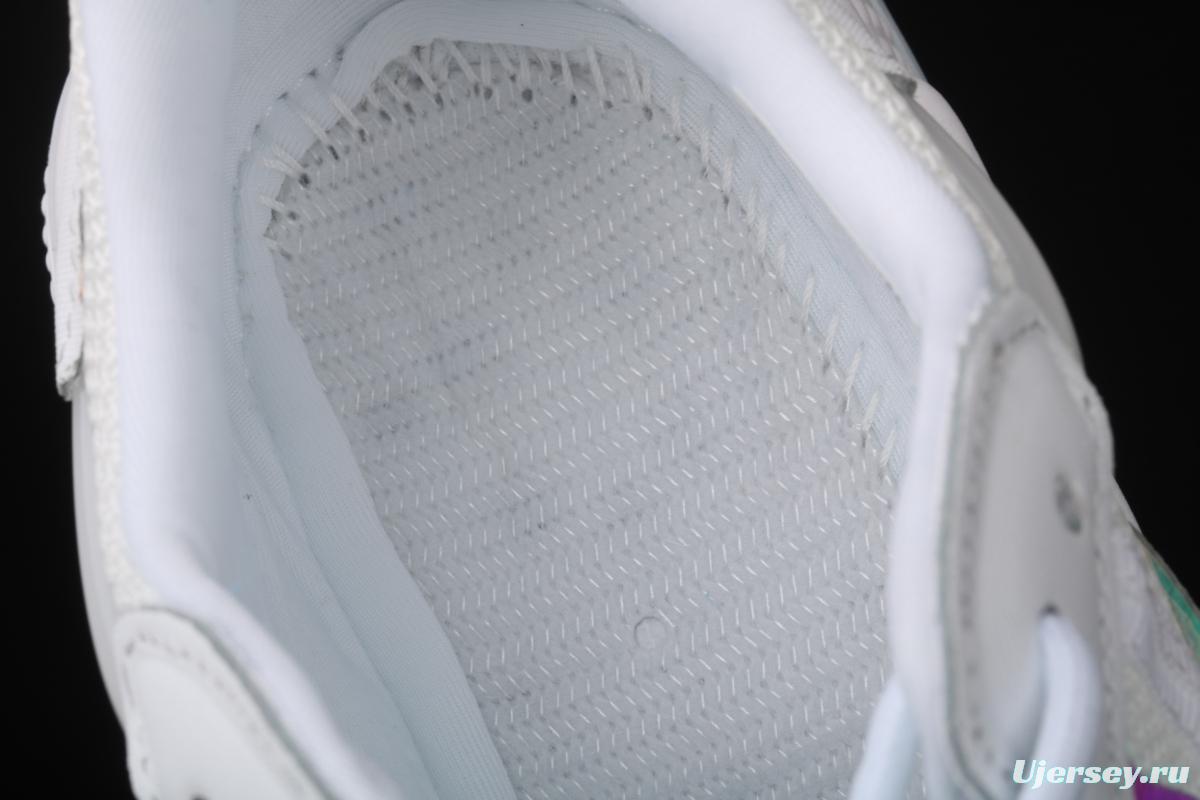 Adidas Originals Ozweego J EF6315 Darth clover retro 3M reflective breathable running shoes