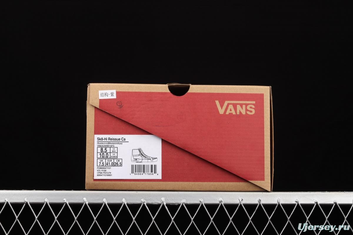 Vans SK8-Hi Reissue Ca Vance deconstructs and splices VN0A3WM15F5 of high-top vulcanized shoes