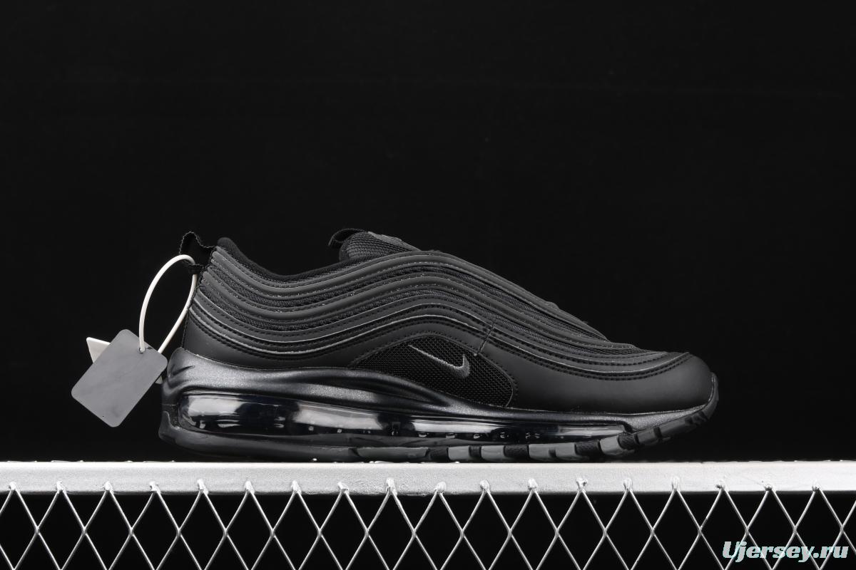 NIKE Air Max 973M reflective all-black bullet air cushion running shoes 921733-001