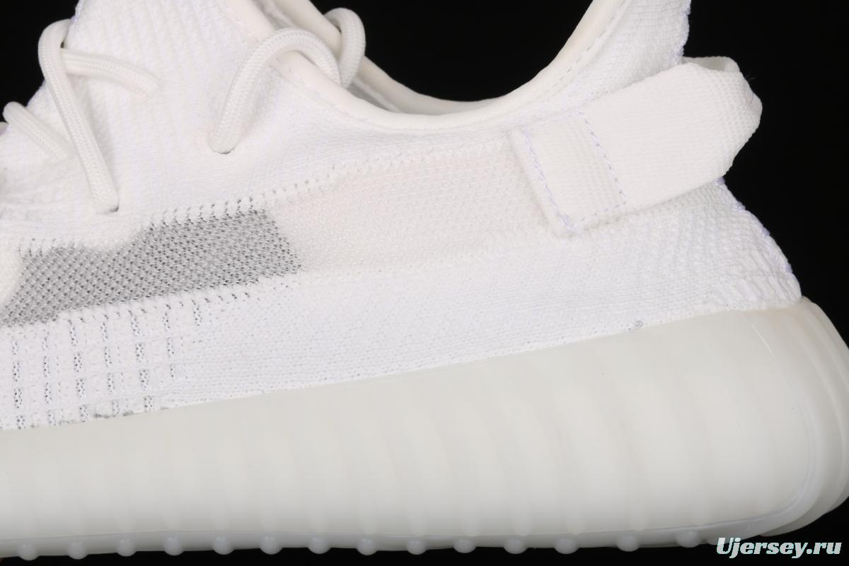 Adidas Yeezy 350 Boost V2 EG7962 Darth Coconut 350 second generation pure white hollowed-out silk color matching