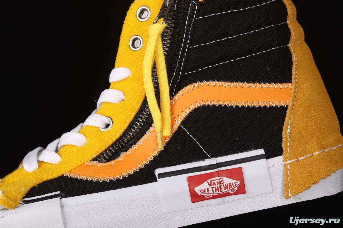 Vans SK8-Hi Reissue Ca Vance deconstructs and splices VN0A3WM15FG of high-top vulcanized shoes