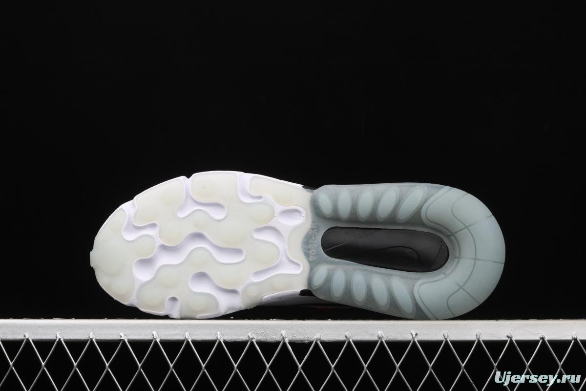 NIKE Air Max 270React new high-frequency mesh function half-palm air cushion cushioning running cloth shoes CZ6685-100