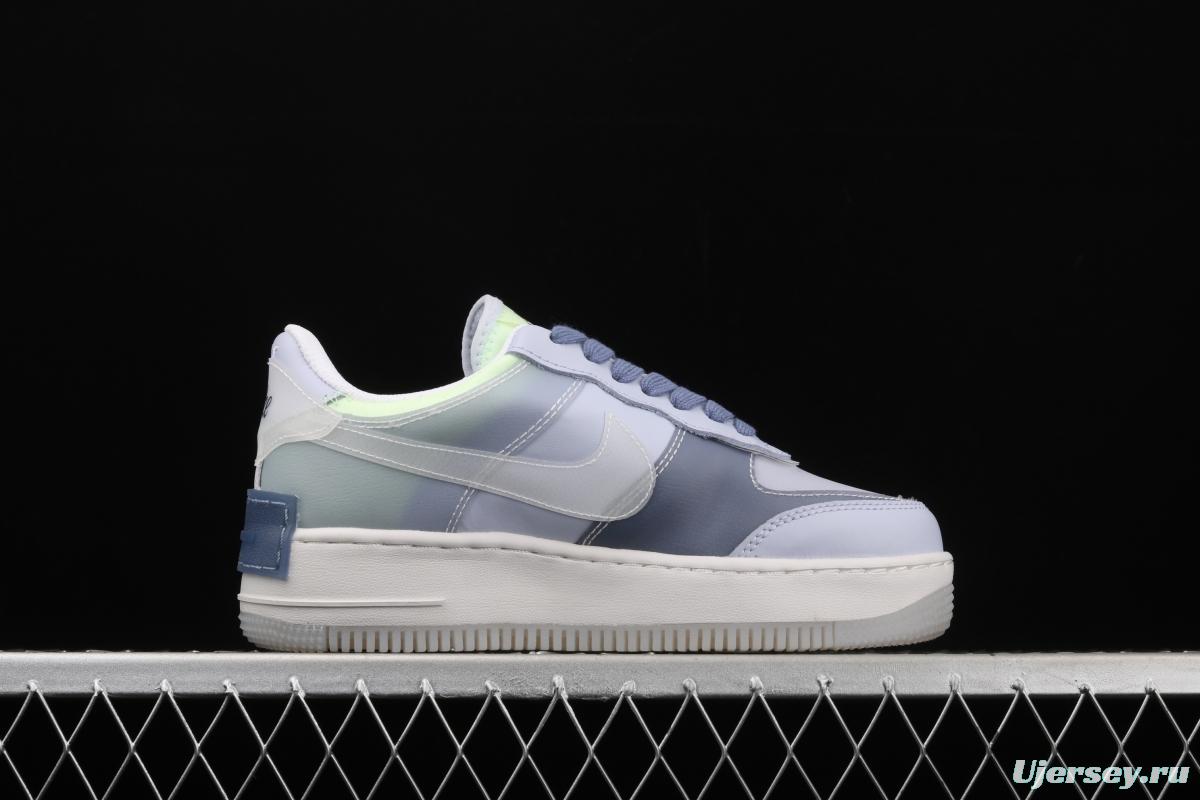 NIKE Air Force 1 ShAdidasow light weight heightened low-top 100-board shoes CK6561-001