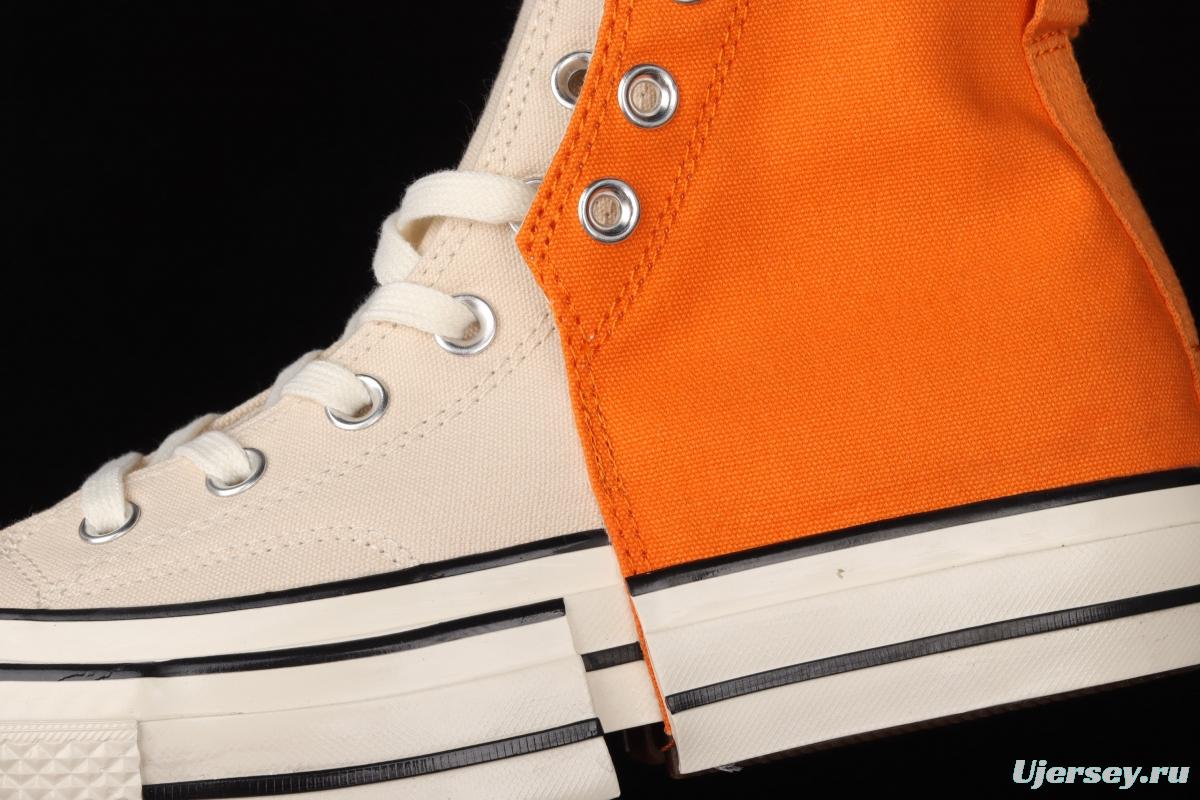 Converse x Feng Chen Wang 2in1 Chuck 70 deconstruct and reshape the joint style high top casual board shoes 169840C