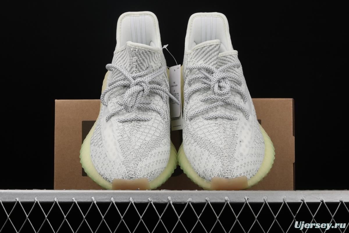 Adidas Yeezy 350 V2 Boost Basf Tailgate FX4349 Darth Coconut 350 second generation hollowed-out Asian gray star color BASF Boost original