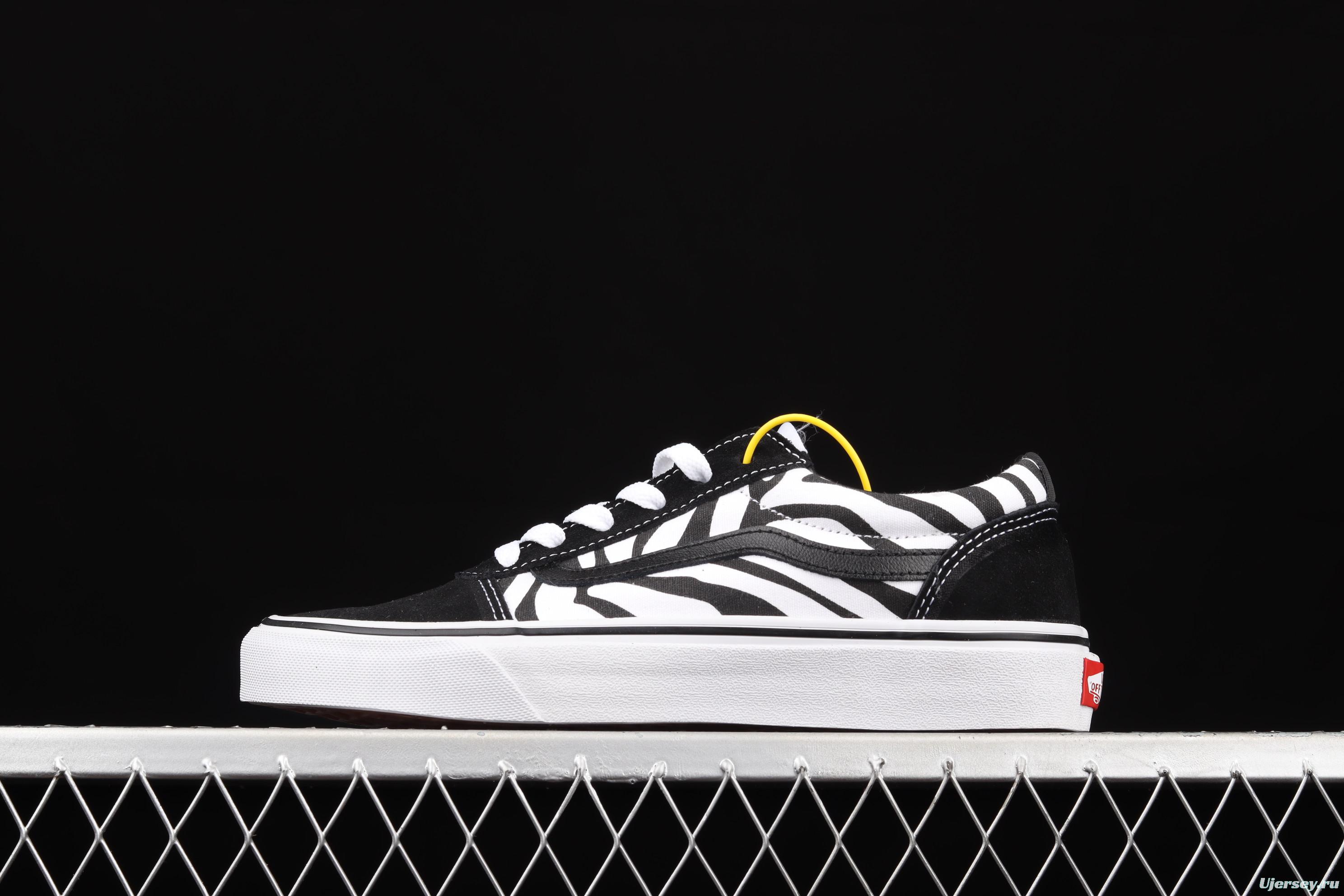 Vans Style 36 million black leopard print zebra print low-top casual shoes VN0A3TLAA25