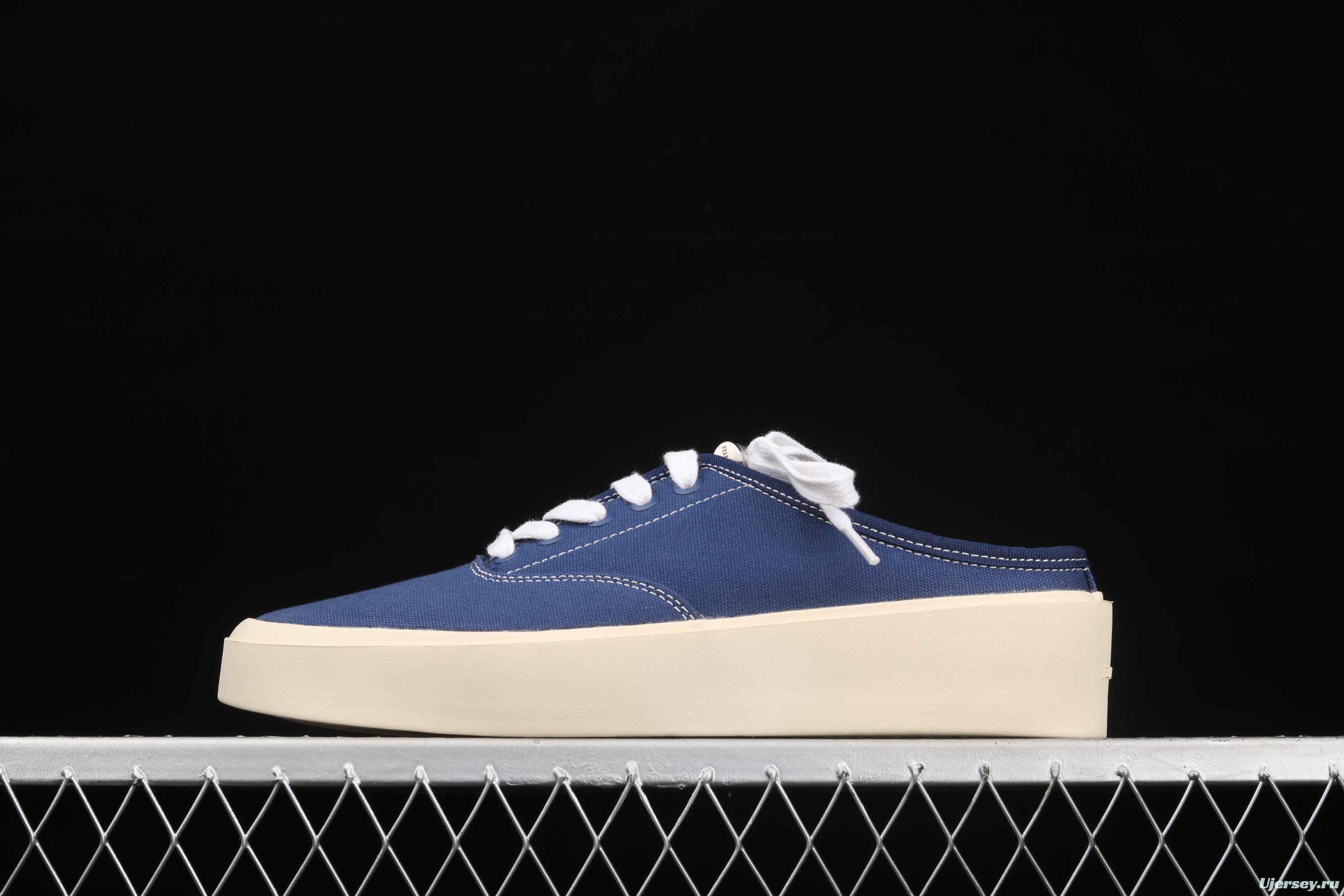 Fear Of God breathable canvas trend leisure semi-dragged blue and white color matching