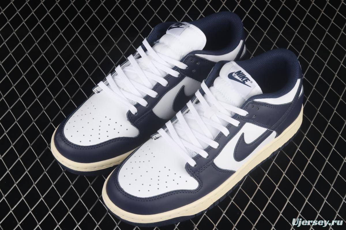 NIKE SB DUNK Low Navy Blue navy blue color SB buckle rebound fashion casual board shoes DD1503-115