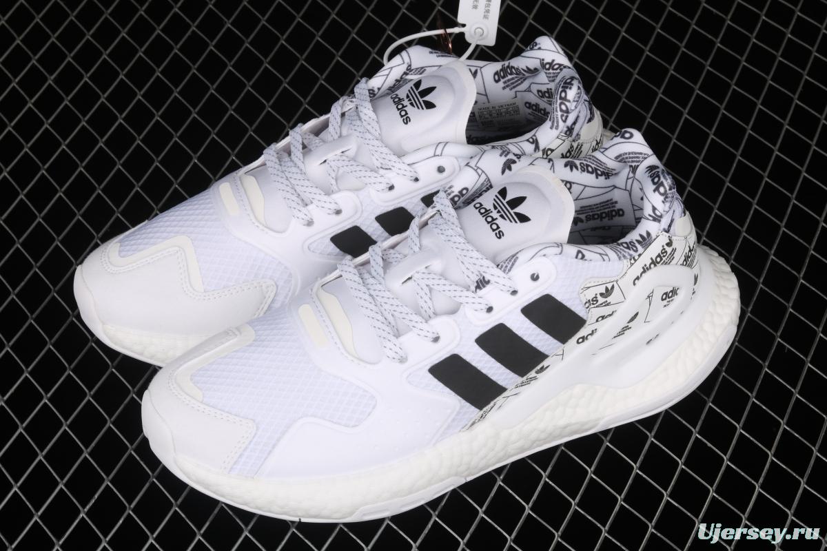 Adidas Day Jogger 2020 Boost FY3022 new Nightwalker second generation popcorn vintage running shoes
