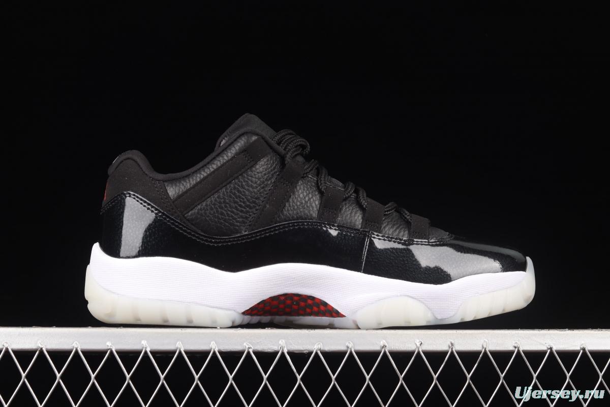 Air Jordan 11 Retro Low 72-10 1 low-help big devil sports culture basketball shoes AV2187-001