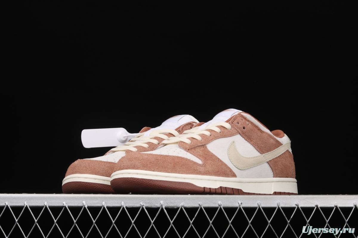 NIKE SB DUNK Low Prm milk brown SB buckle rebound fashion casual board shoes DD1390-100