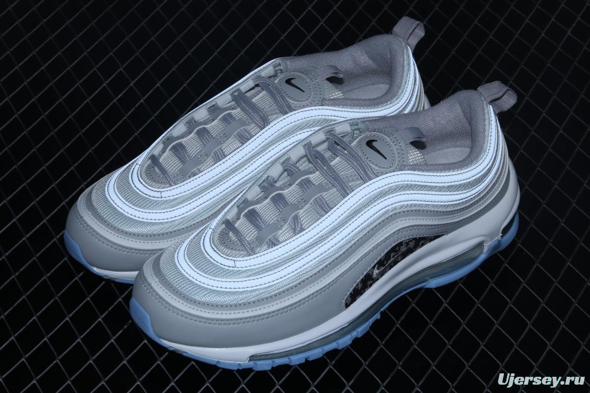 NIKE Air Max 97 Lx Dior color 3M reflective bullet air cushion running shoes AR8898-002