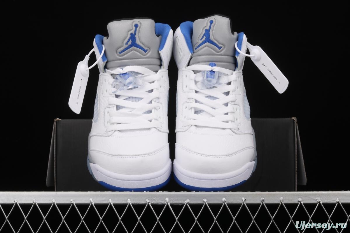 Air Jordan 5 Stealth 2.0 White and Blue DD0587-140