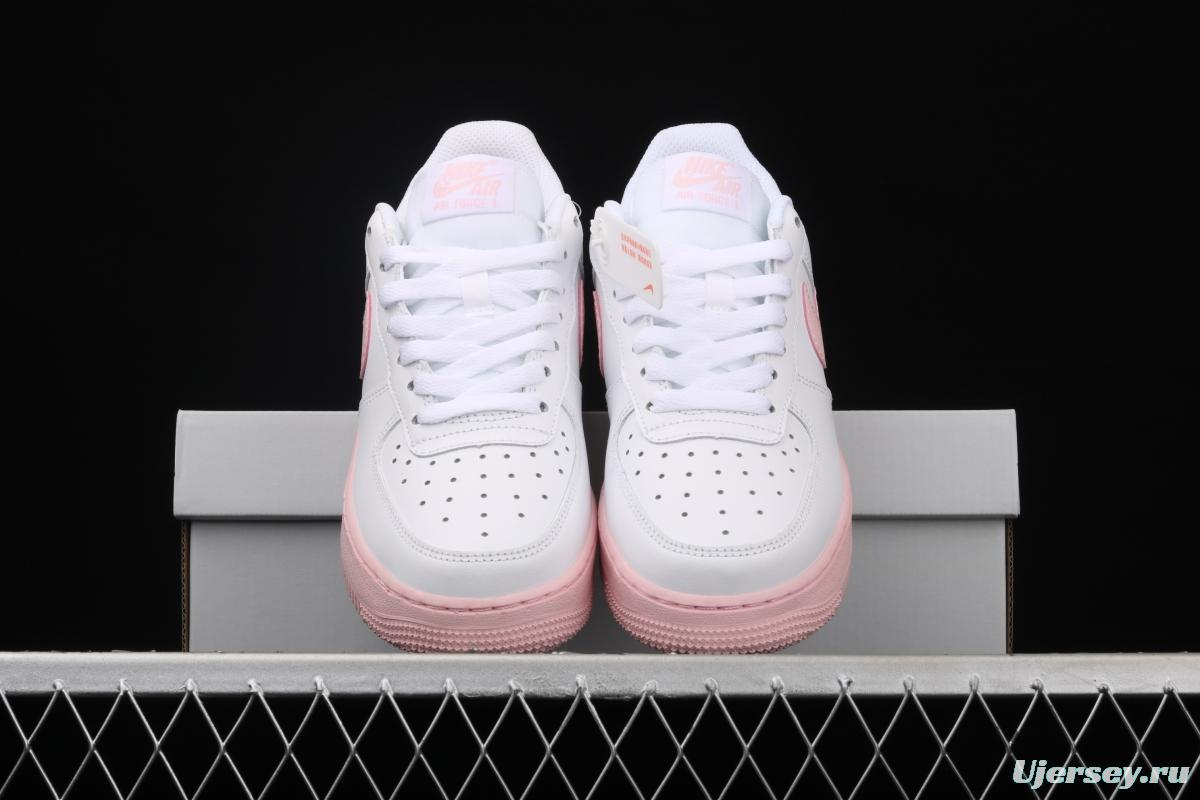 NIKE Air Force 1 Low GS girl powder accessories low upper board shoes CV7663-100