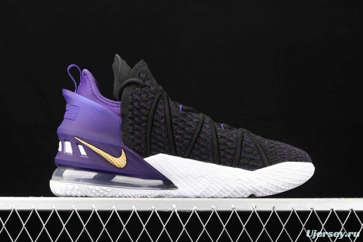 NIKE LeBron XVIII EP LAKERS James 18th generation signature shoes Lakers CQ9284-004