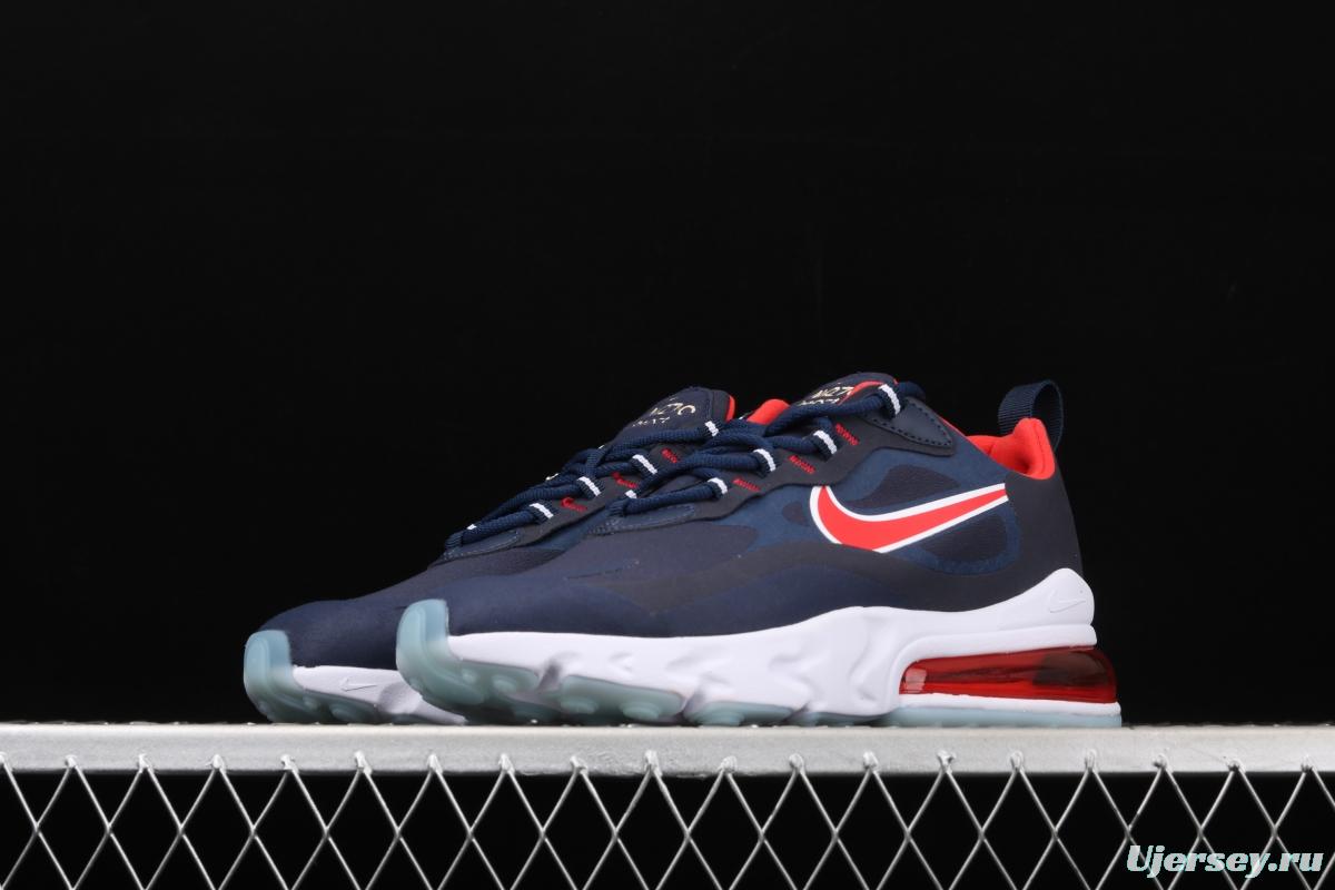 NIKE Air Max 270React new high-frequency mesh function half-palm air cushion running shoes CT1280-400