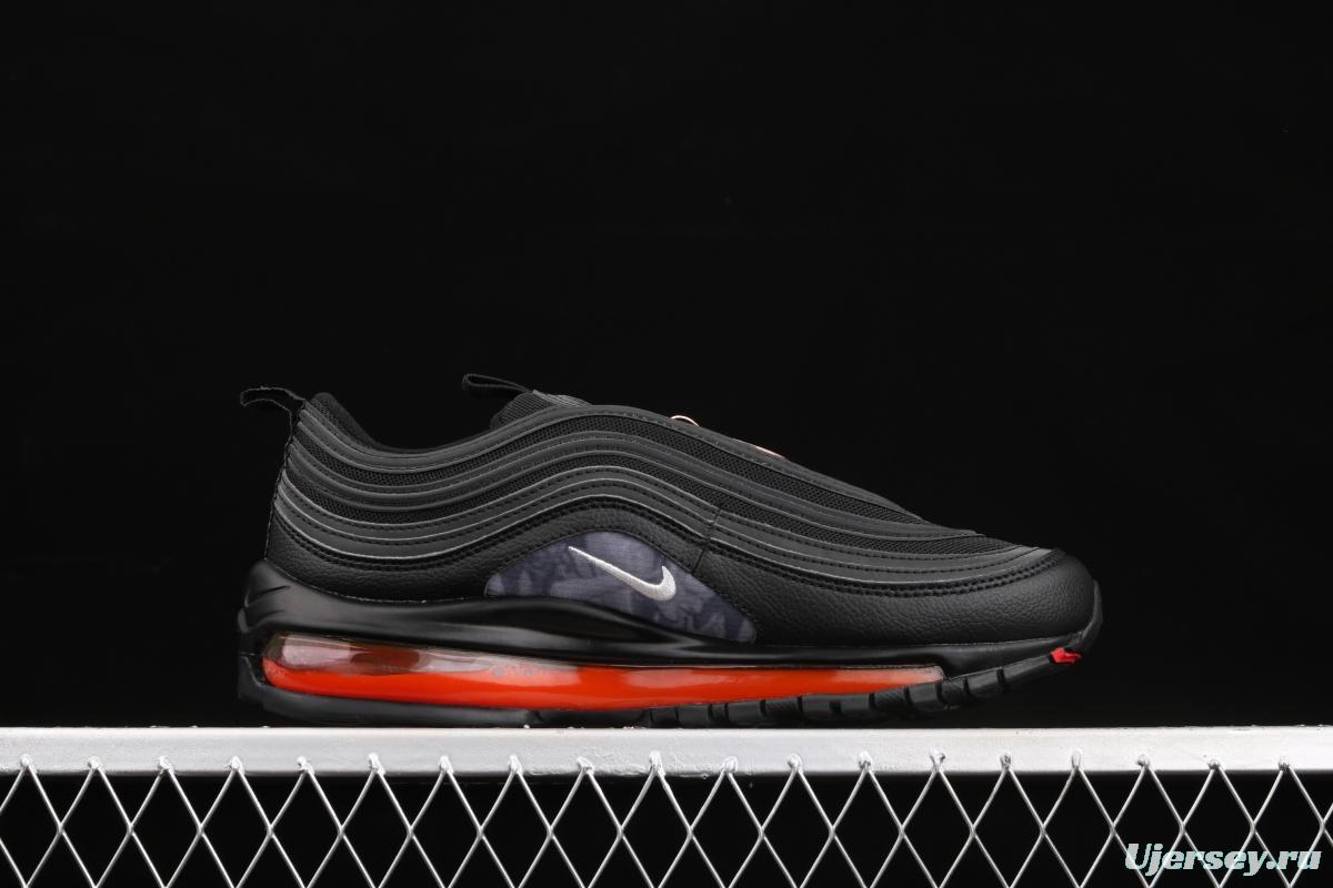 Mschf x Inri Air Max 97 Jesus Shoes Holy Water Black Grey 3M bullet running shoes DH4092-001
