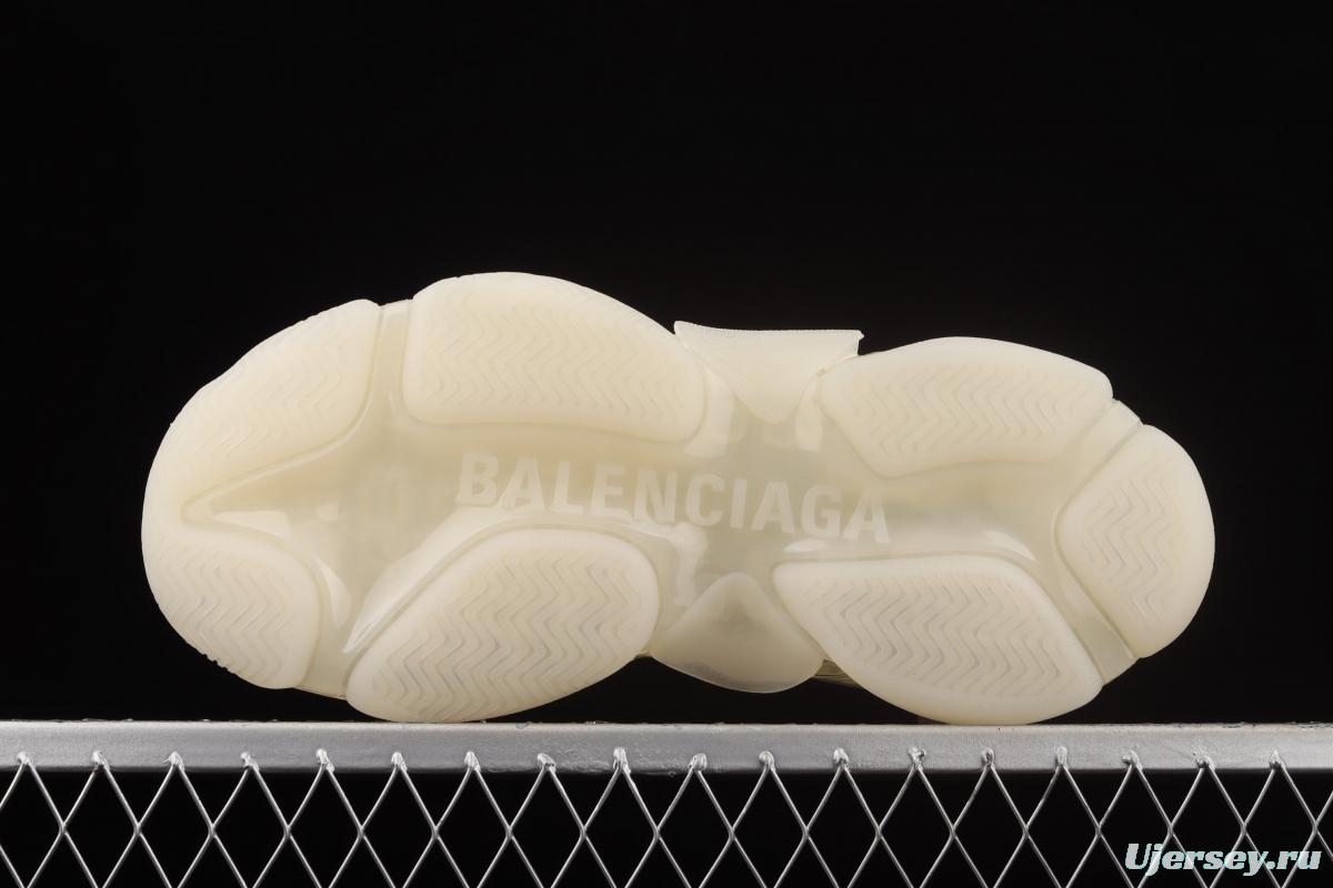 Balenciaga Triple S 3.0 full-combination nitrogen crystal outsole W2GA19100 for retro casual running shoes