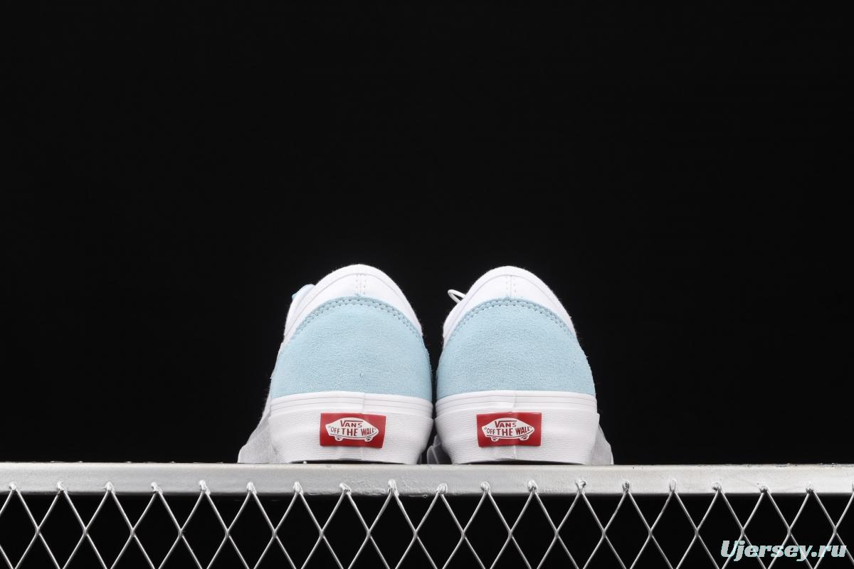 Vans Style 36 Cecon SF half-moon Baotou ice blue green low-top casual board shoes VN0A4BVEWS6
