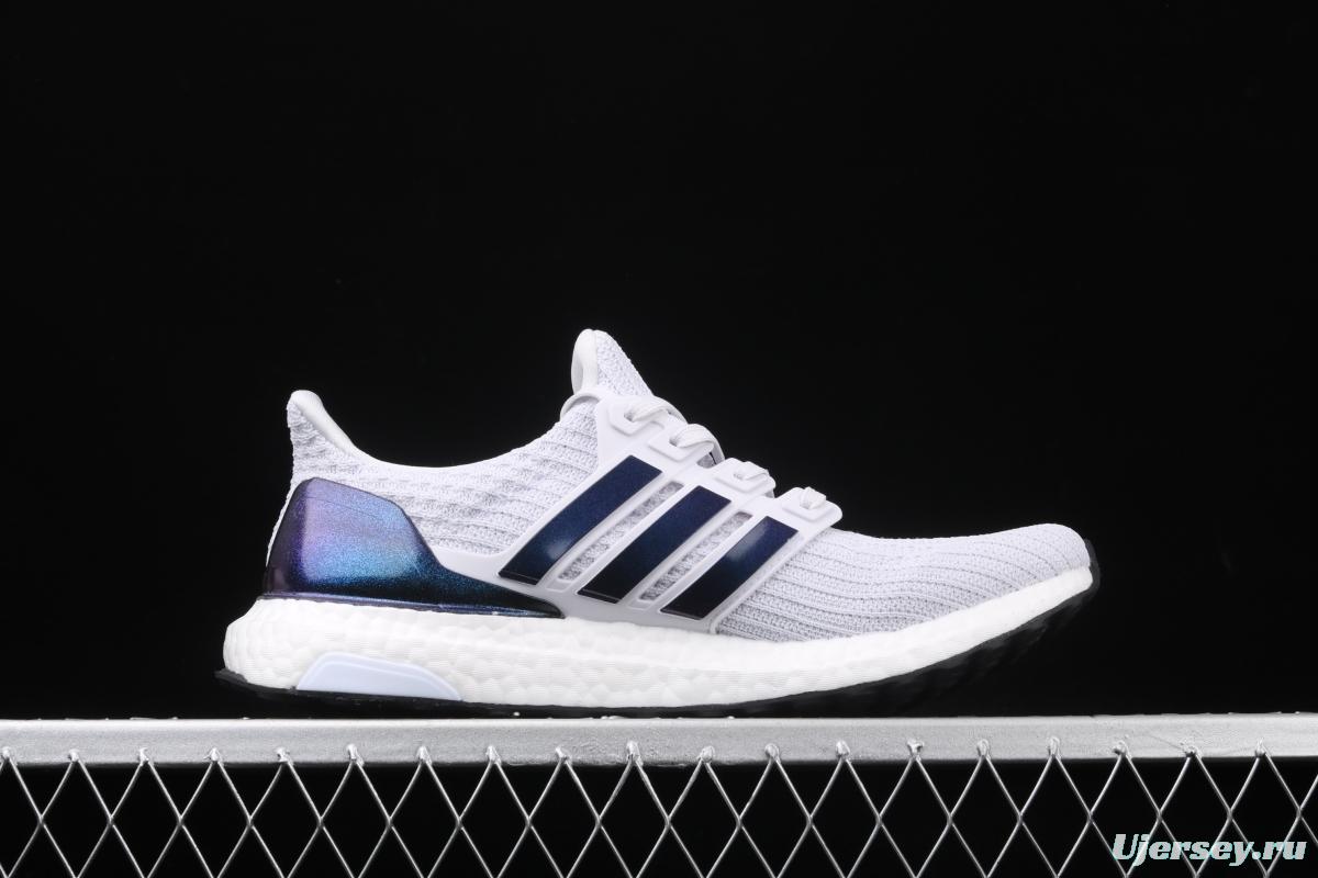 Adidas Ultra Boost 4.0FW5693 fourth generation knitted striped white laser UB