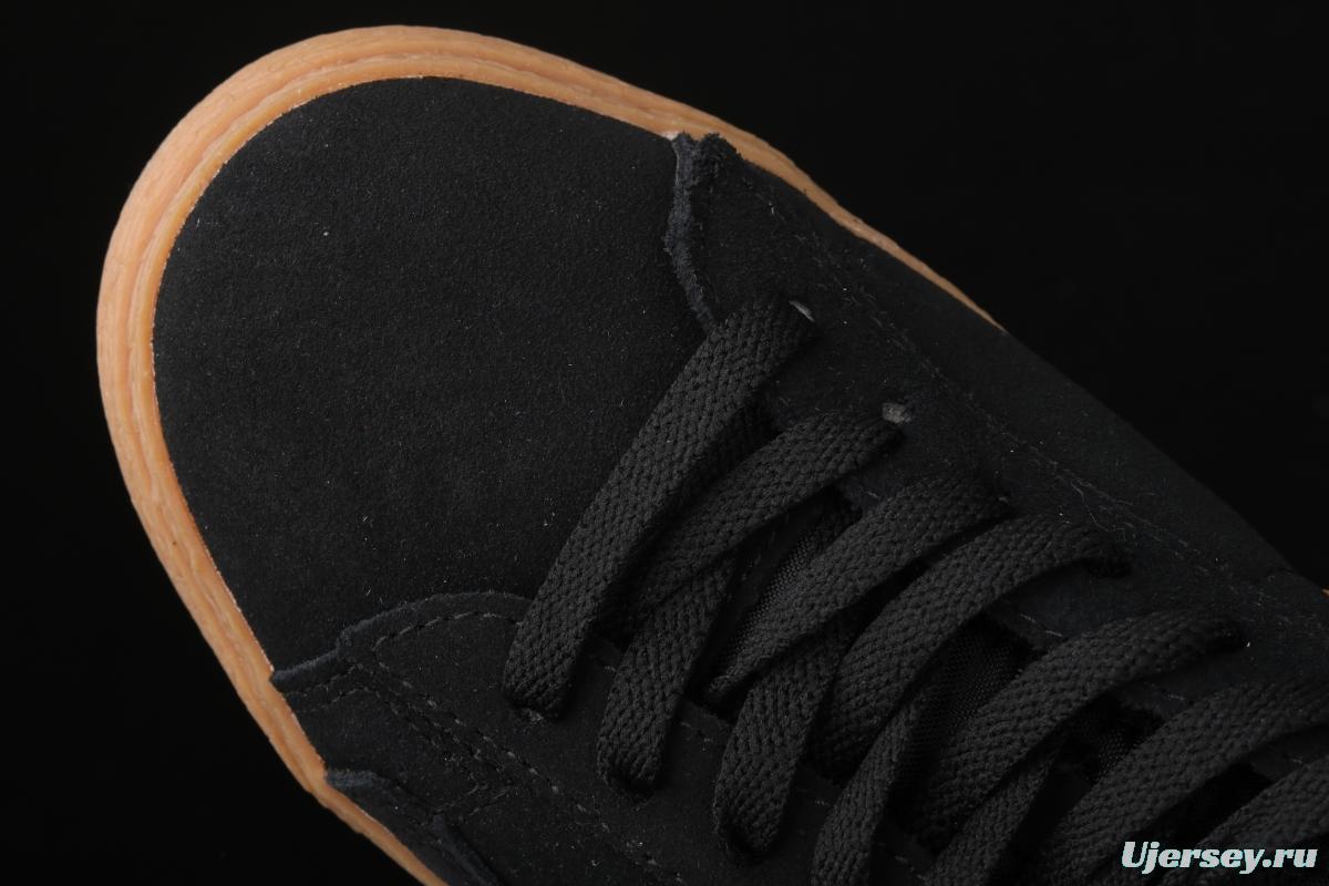 NIKE Blazer Low SD Trail Blazers black gold casual board shoes 616829-998