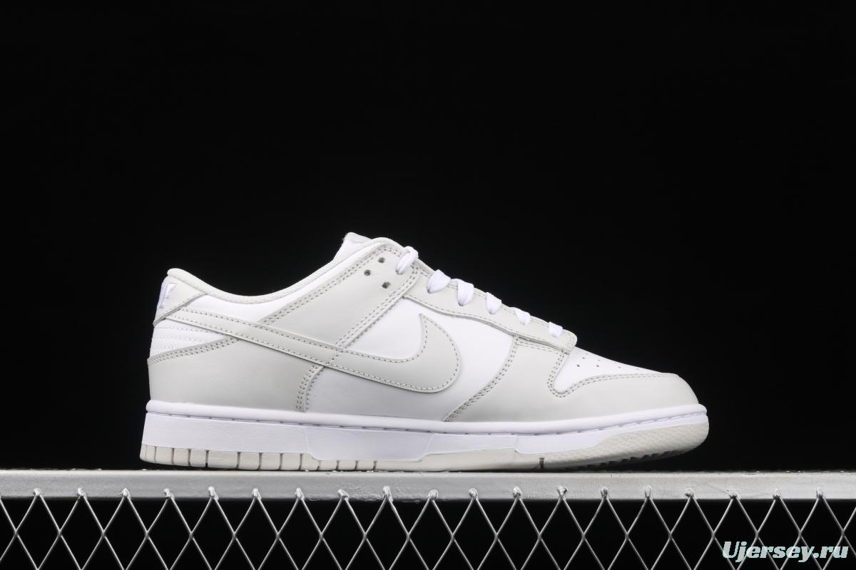 NIKE SB DUNK Low dunk series white light gray color matching low-side leisure sports skateboard shoes DD1503-103