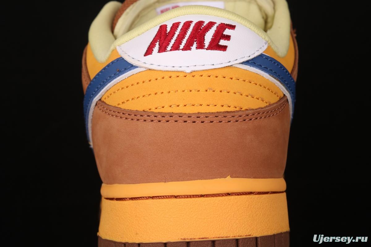 NIKE DUNK Low Newcastle Brown Ale TS with the same yellow beer super-limited color matching Newscale low-top skateboard shoes 313170-741