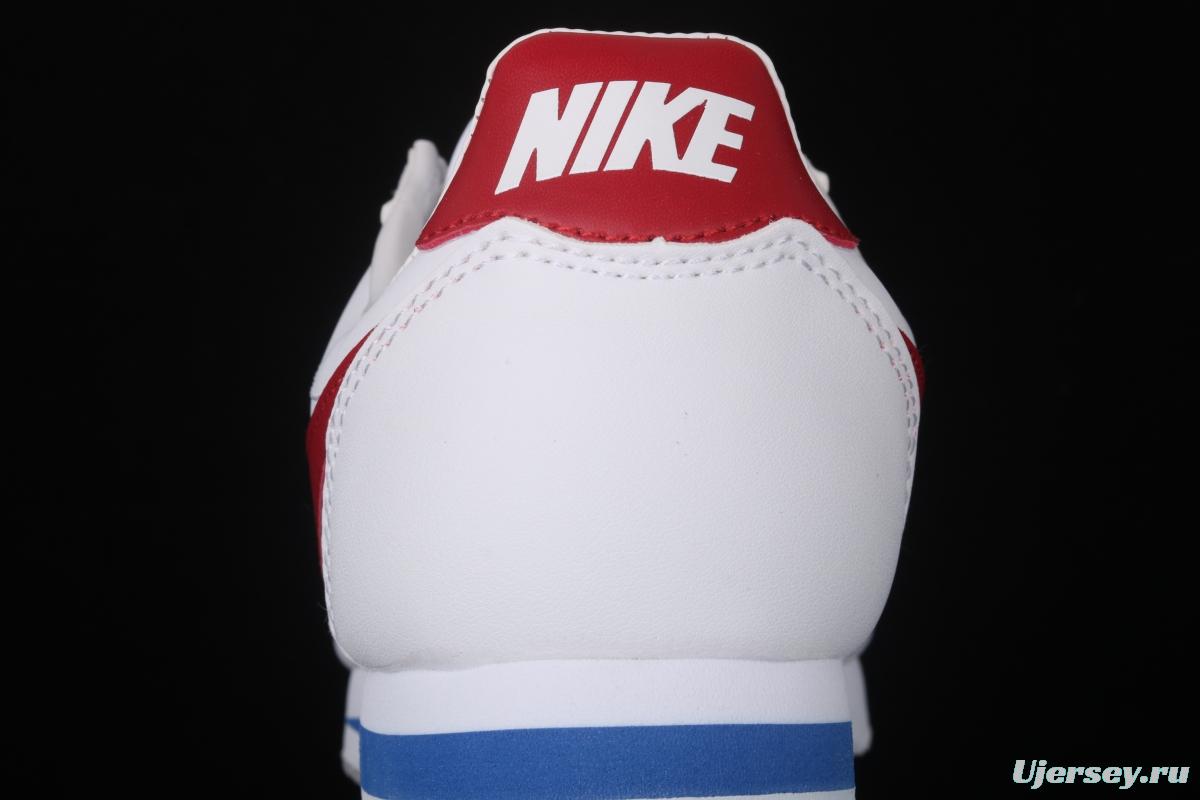 NIKE Roshe QS Agan evergreen classic white-and-red leather soft foam shoes 807471-103