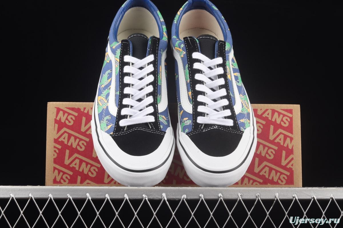 Vans Style 36 SF Klein blue dinosaur half-moon Baotou low-top casual board shoes VN0A6WKT6QT