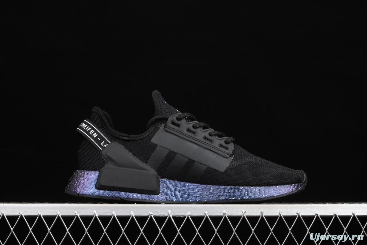 Adidas NMD R1 Boost V2 GX5164 second generation elastic knitted face running shoes