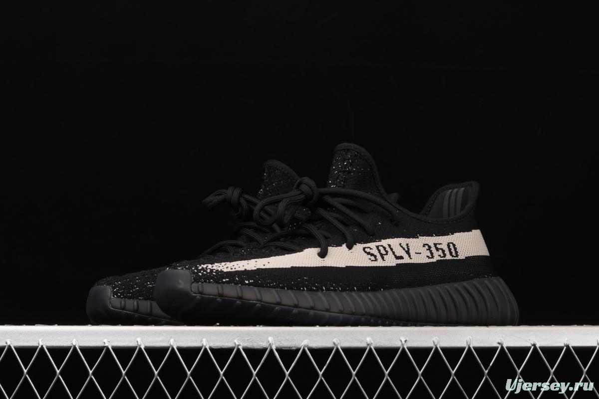 Adidas Yeezy 350V2 Real Boost Basf BY1604 Darth Coconut 350 second generation classic black and white color matching BASF Boost original