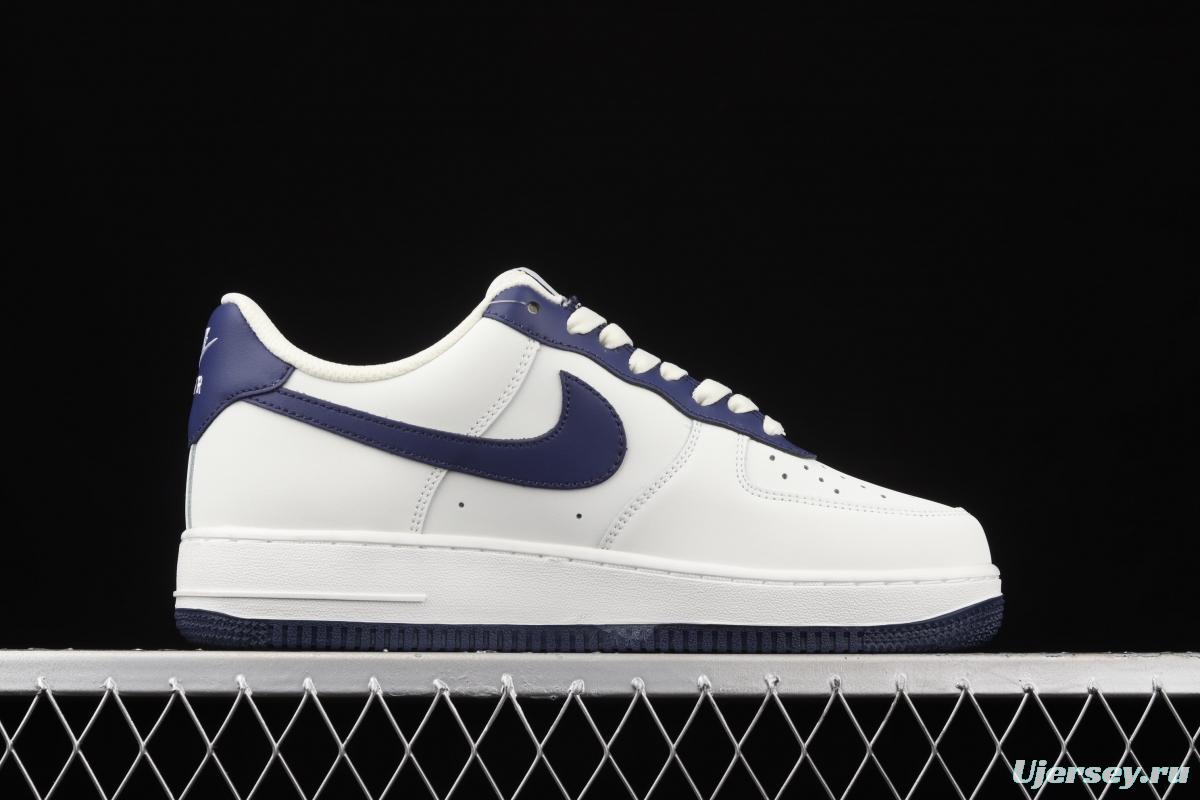 NIKE Air Force 11607 Low rice blue stitching low-top casual board shoes AL2236-106