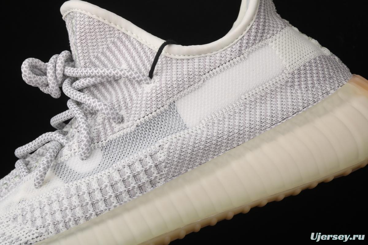 Adidas Yeezy Boost 350 V2 Tailgate FX4348 Darth Coconut 350 second generation hollowed-out Asian grey angel color BASF popcorn