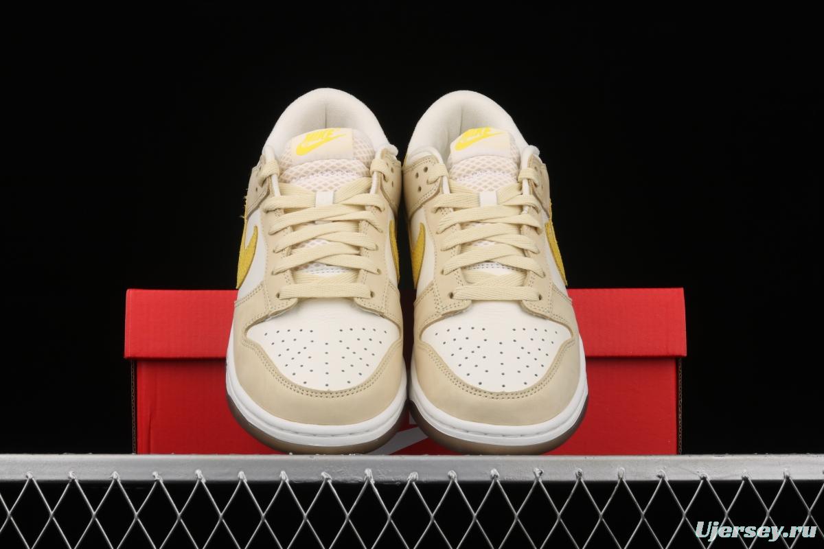 NIKE SB DUNK Low dunk series lemon yellow color matching low-side leisure sports skateboard shoes DJ6902-700