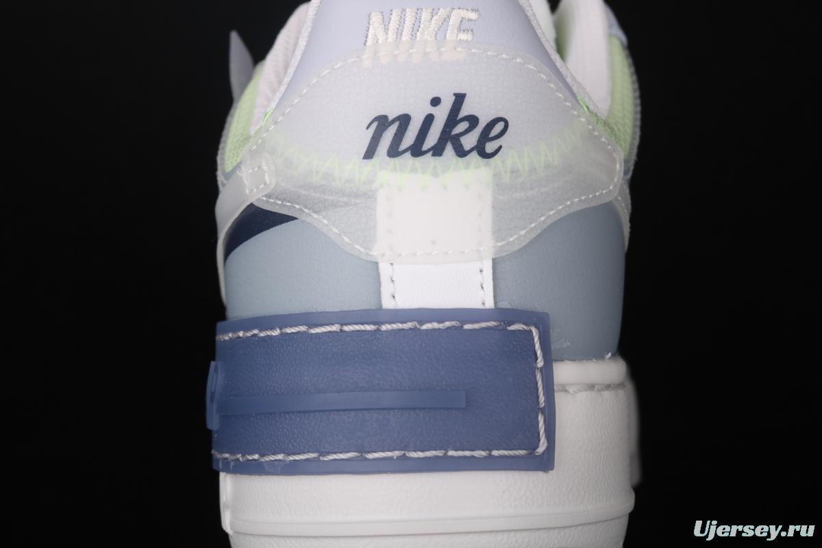 NIKE Air Force 1 ShAdidasow light weight heightened low-top 100-board shoes CK6561-001