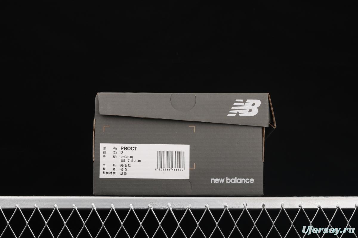 New Balance Proctsen New Bailun retro smile canvas leisure classic campus board shoes PROCT orange