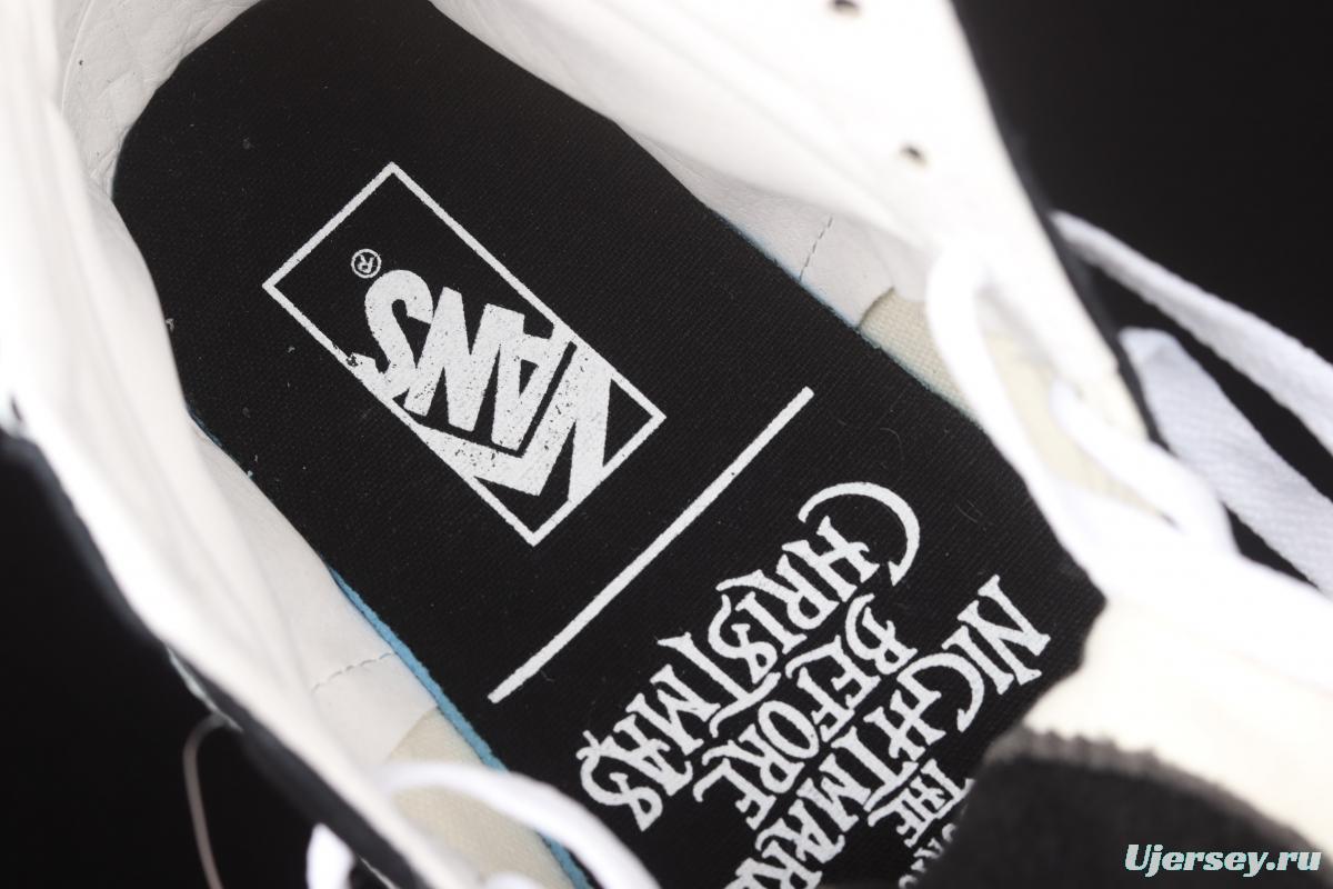 Vans SK8-Hi classic black and white letters logo high top casual board shoes VN0A4U3CTDW